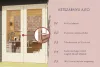 Karibu Mainburg 2. kültéri szaunaház "A készlet" 4 fő részére- szürke színben, kályha nélkül, előszobával