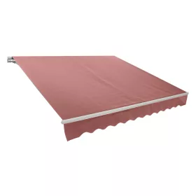   Rojaplast P4514 falra szerelhető napellenző - bordó - 2,95 x 2 m 
