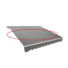   Rojaplast tartalék ponyva falra szerelhető 3,95 x 2,5 m-es napellenzőhöz- kiegészítő- szürke