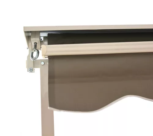 Rojaplast P4512 szabadon álló napellenző 4 x 3 m - szürke