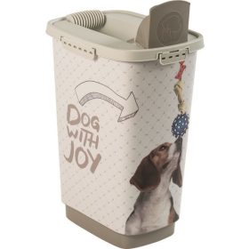   Rotho Cody "Dog with joy" műanyag táptartó 25 L - állatmintás