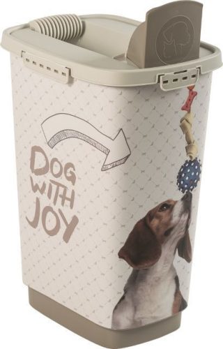 Rotho Cody "Dog with joy" műanyag táptartó 25 L - állatmintás