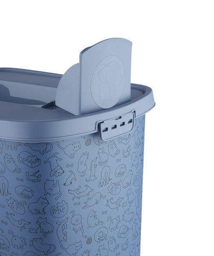 Rotho Cody műanyag táptartó 50 L - kék/állatmintás