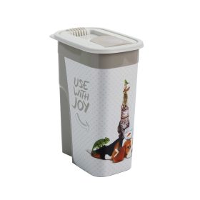   Rotho Cody "use with joy" műanyag táptartó 10 L - állatmintás