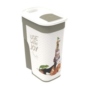   Rotho Flo "use with joy" műanyag táptartó 4.1 L - állatmintás