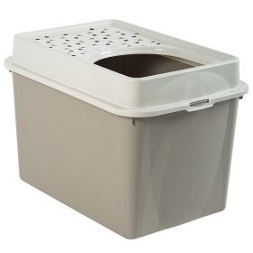 Rotho Eco berty műanyag macska WC - cappuccino