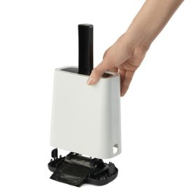   Rotho Biala műanyag macskaalom lapát tartóval és zacskóval - fehér