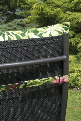 Sun garden London állítható alumínium kerti szék - antracit/fekete 