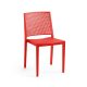 ROJAPLAST Grid műanyag kerti szék, piros