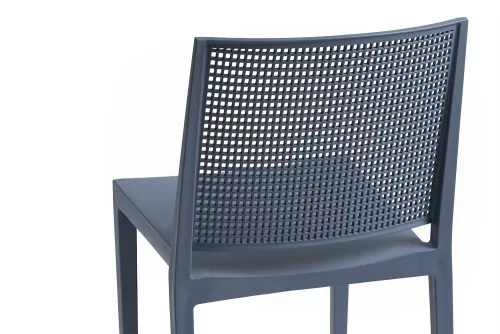 Rojaplast Grid műanyag kerti szék, antracit