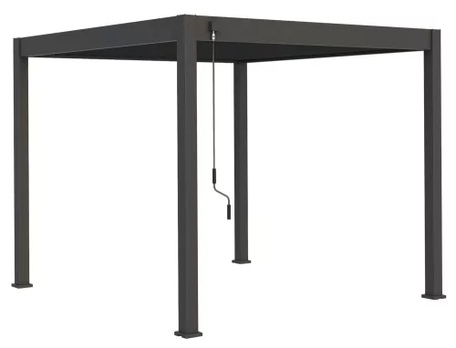 Rojaplast intro neo alumínium bioklimatikus pergola, szabadon álló 4 X 3 méteres - szürke antracit