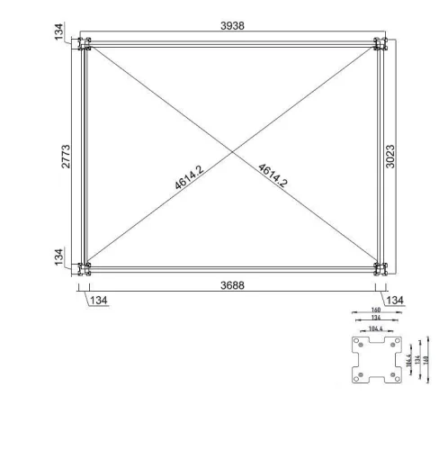 Rojaplast intro neo alumínium bioklimatikus pergola, szabadon álló 4 X 3 méteres - szürke antracit