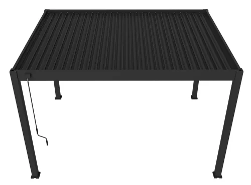 Rojaplast intro neo alumínium bioklimatikus pergola, szabadon álló 4 X 3 méteres - szürke antracit