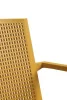 Rojaplast Grid műanyag kerti karfás szék, antracit