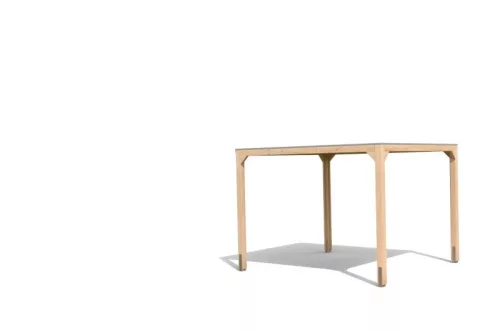 Karibu Kocka 2. Fa kerti pavilon / modern kerti pavilon 320 cm x 320 cm