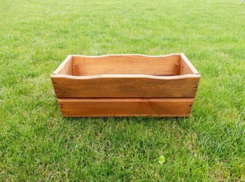 Rojaplast fenyőfából készült virágláda 44 cm - barna