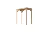 Karibu Cubeco 1. Fa kerti pavilon / modern kerti pavilon 231 cm x 124,5 cm