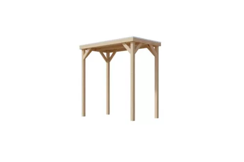 Karibu Cubeco 1. Fa kerti pavilon / modern kerti pavilon 231 cm x 124,5 cm