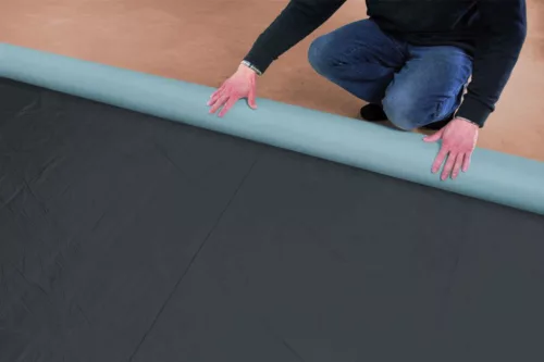 Karibu öntapadó bitumenes tetőfedő lemez (Tartalom: 1 tekercs 5 nm) antracit