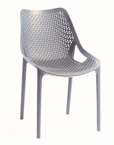 ROJAPLAST Bilros műanyag kerti szék, szürke