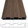 Rojaplast WPC Prestige WPC fali panel alumínium keretben kocsibeálló - pergolához - 5 méteres ( kiegészítő )