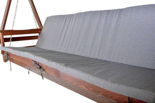 Rojaplast Adelaida fenyőfából készült, lehajtható kerti hintaágy, tópszínű