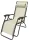 Rojaplast 2320 Oxford fém összecsukható kerti/kemping/napozó szék - bézs 