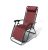 ROJAPLAST 2320 OXFORD metal folding garden/camping/sun lounger chair - burgundy