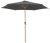 Rojaplast Wood nagnuti suncobran bez stalka - 3 M - siva