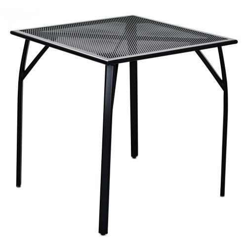 ROJAPLAST ZWMT-70R fém kerti asztal - fekete 