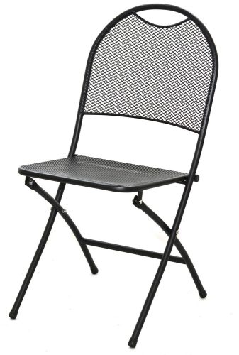 ROJAPLAST Zwmc-44 fém kerti összecsukható szék - fekete 