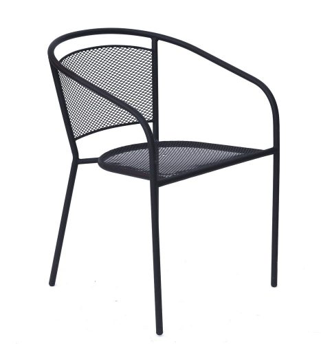 ROJAPLAST Zwmc-32 fém kerti szék - fekete 