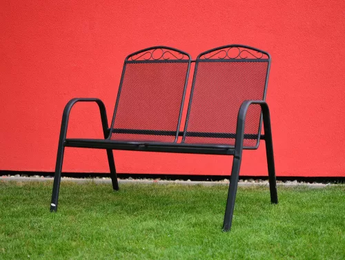 Rojaplast zwmc-s28 fém kerti pad, 106 x 69 x 93 cm - fekete