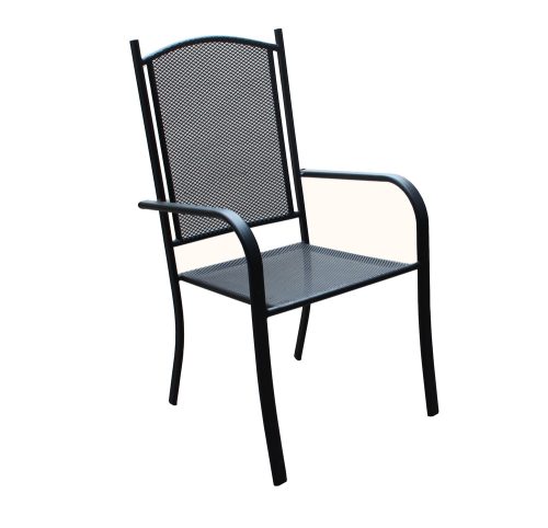ROJAPLAST ZWMC-037 fém kerti szék - fekete