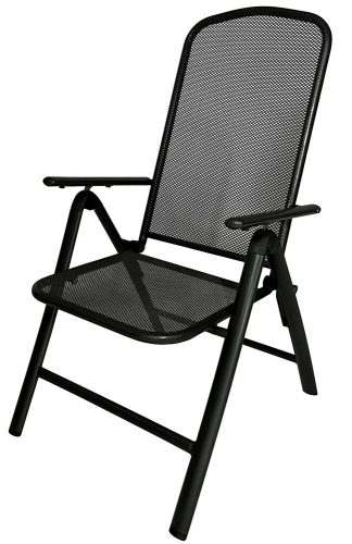 ROJAPLAST Savoy plus állítható fém kerti szék karfával