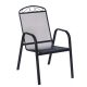 ROJAPLAST Zwmc-31 fém kerti szék - fekete