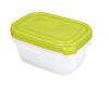 Rotho Sunshine 3X1 L műanyag ételtartó doboz készlet - zöld