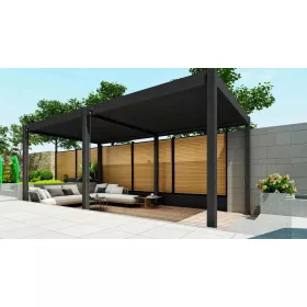   Rojaplast intro plus alumínium bioklimatikus pergola, szabadon álló,  6 X 3 méteres - szürke antracit