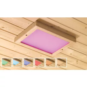 Karibu LED szauna lámpa, színes fény