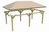 Karibu Perida fa kerti pavilon, fekete zsindelytetővel, 289 cm x 429 cm
