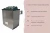 Karibu 11 kW-os szaunakályha + Easy Finnish vezérlőegység + 18 KG szaunakő