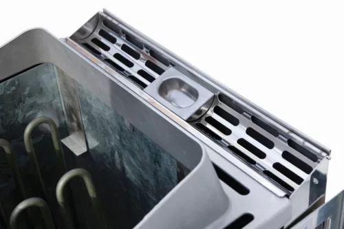 Karibu 11 kW-os Bio-kombi szaunakályha + HUUM "UKU WIFI" vezérlőegység alkalmazásvezérléssel