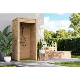 Karibu kültéri zuhanykabin