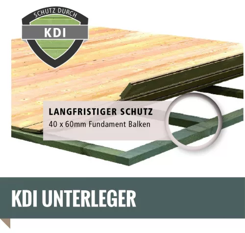 Karibu 16 mm-es padlóburkolat 2,20 x 2,80 m (Sz x Mé) alapméretekhez
