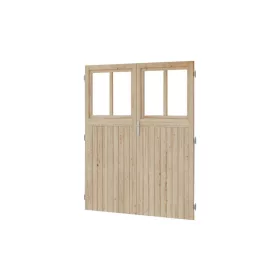   Kiegészítő ajtóelem Wandlitz kerti tárolóhoz, natúr fából 164cm x 180,5 cm.