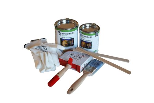 Karibu karbantartó szett, fa kerti házak belsejéhez