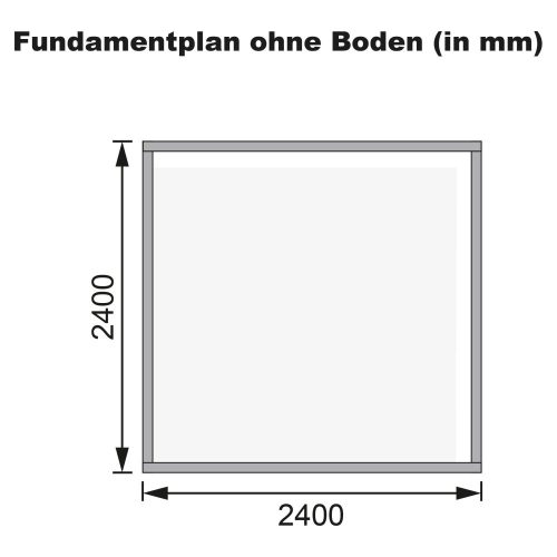 Karibu Qubic 1. Lapostetős modern medenceház, kerti tároló, ház, terra szürke színű fából 246 cm x 246 cm