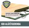 Karibu Cuben kültéri szaunakabin 5 fő részére – Natúr fa színben,kályha nélkül, előszobával