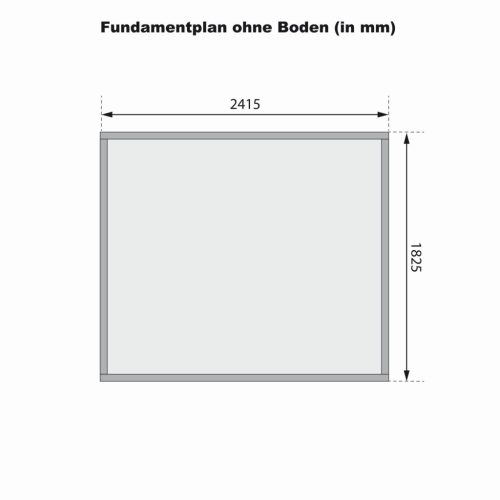 Karibu Stockach 3. kerti ház, kerti tároló, natúr fából 246 cm x 186 cm