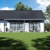 Rojaplast INTRO DUO bioklimatikus pergola 8×4 m – alumínium, falhoz rögzíthető, antracit színben